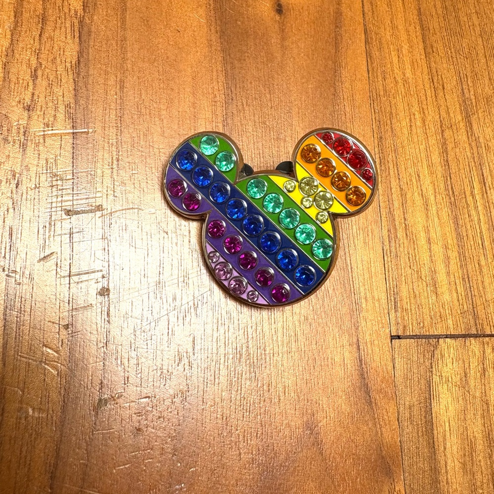 Disney Rainbow Mickey Mouse Pin